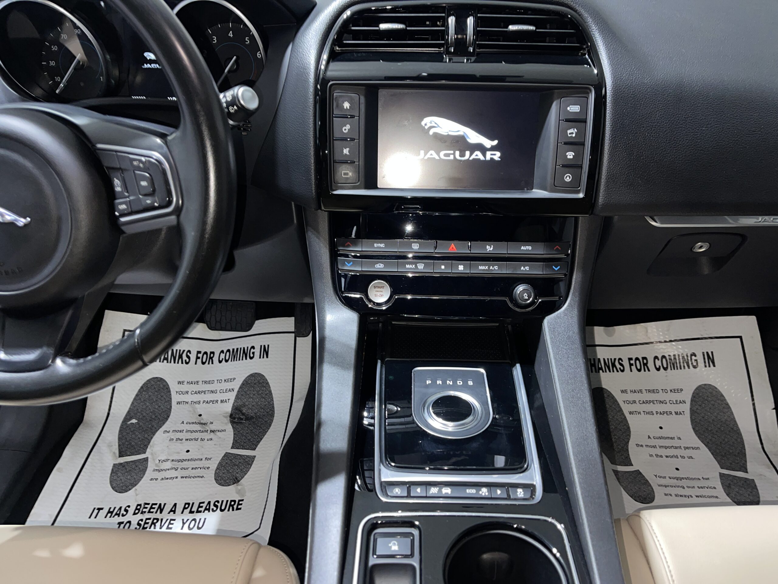 2017 Jaguar F-Pace Center Console - Cleaned