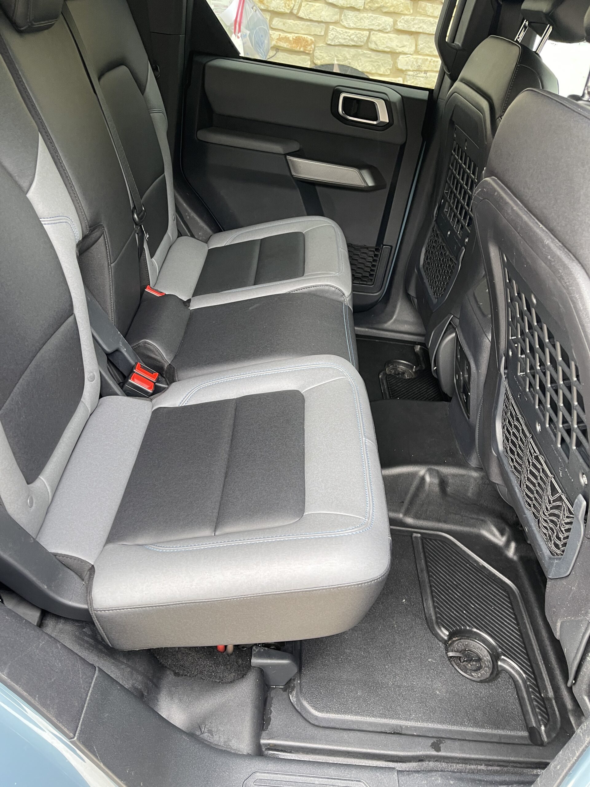2021 Ford Bronco SUV Backseat - Cleaned